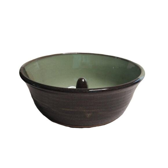 Handmade Pottery Kitchen Bakeware, Marble Stoneware Ceramic Apple Baker - Picture 7 of 7